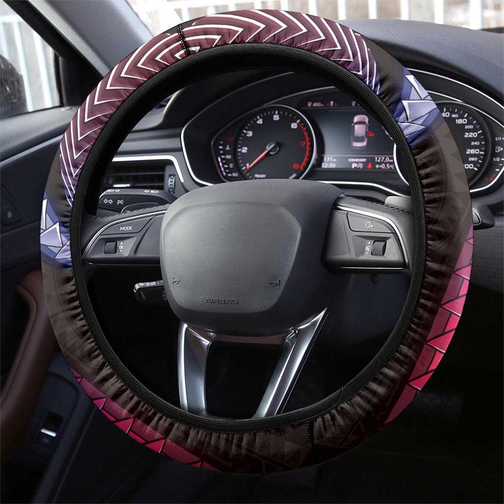Hawaiian Ukulele Steering Wheel Cover Sweet Dream Fantastic Plumeria