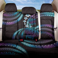Hawaii Turtles Plumeria Back Car Seat Cover Amethyst Gradient Polynesian Pattern