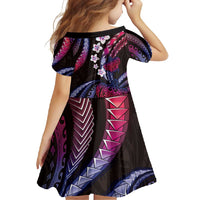 Hawaii Turtles Plumeria Family Matching Mermaid Dress and Hawaiian Shirt Sweet Gradient Polynesian Pattern LT01 - Polynesian Pride