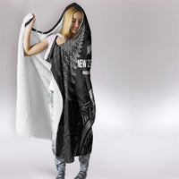 New Zealand 2024 Rugby Hooded Blanket Silver Fern Aotearoa Kiwi LT01 - Polynesian Pride