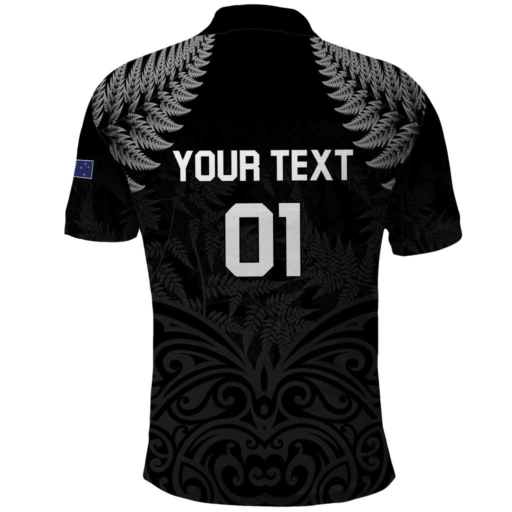 Custom New Zealand 2024 Rugby Polo Shirt Silver Fern Aotearoa Kiwi LT01 - Polynesian Pride