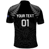 Custom New Zealand 2024 Rugby Polo Shirt Silver Fern Aotearoa Kiwi LT01 - Polynesian Pride