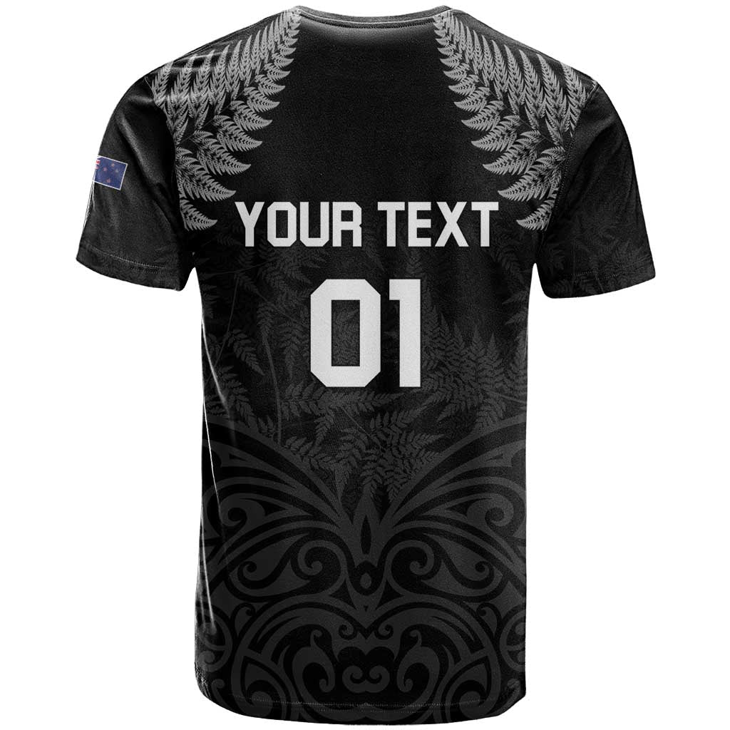 Custom New Zealand 2024 Rugby T Shirt Silver Fern Aotearoa Kiwi LT01 - Polynesian Pride