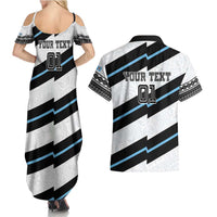 Custom Fiji 2024 Rugby Couples Matching Summer Maxi Dress and Hawaiian Shirt Fijian Tapa Pattern LT01 - Polynesian Pride