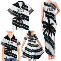 Custom Fiji 2024 Rugby Family Matching Tank Maxi Dress and Hawaiian Shirt Fijian Tapa Pattern LT01 - Polynesian Pride