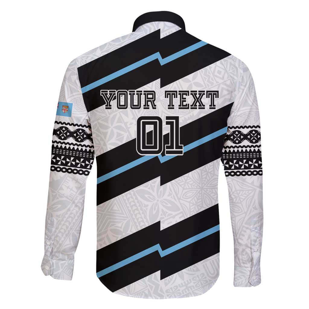 Custom Fiji 2024 Rugby Family Matching Tank Maxi Dress and Hawaiian Shirt Fijian Tapa Pattern LT01 - Polynesian Pride
