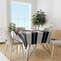 Fiji 2024 Rugby Tablecloth Fijian Tapa Pattern