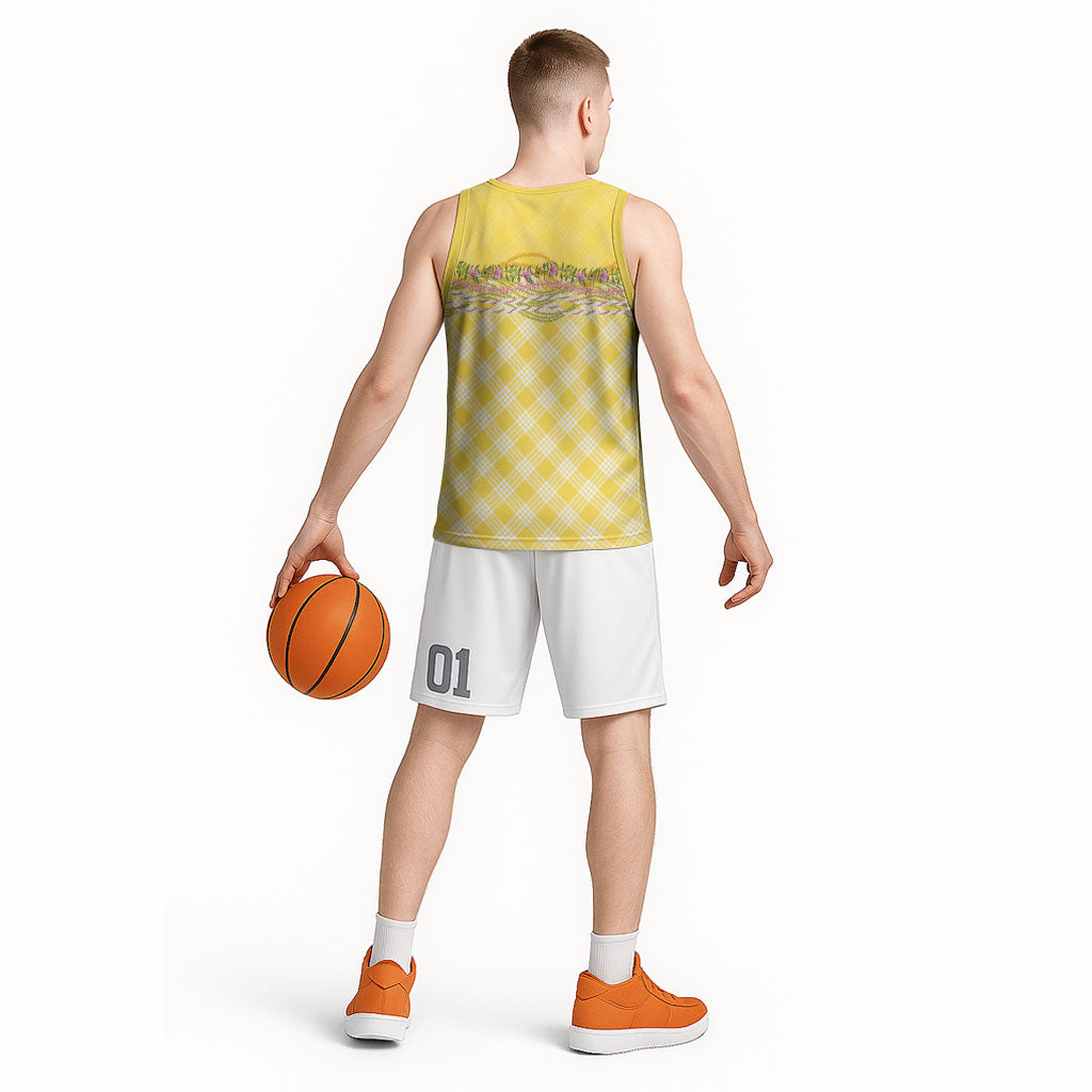 Hawaii Palaka Pikake Lokelani Plumeria Basketball Jersey Melemele Coquette Bow LT01 - Polynesian Pride