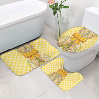 Hawaii Palaka Pikake Lokelani Plumeria Bathroom Set Melemele Coquette Bow LT01 - Polynesian Pride