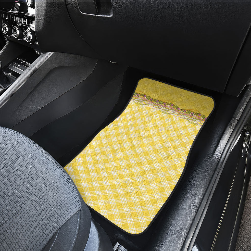 Hawaii Palaka Pikake Lokelani Plumeria Car Mats Melemele Coquette Bow LT01 - Polynesian Pride