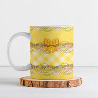Hawaii Palaka Pikake Lokelani Plumeria Ceramic Mug Melemele Coquette Bow LT01 Yellow - Polynesian Pride