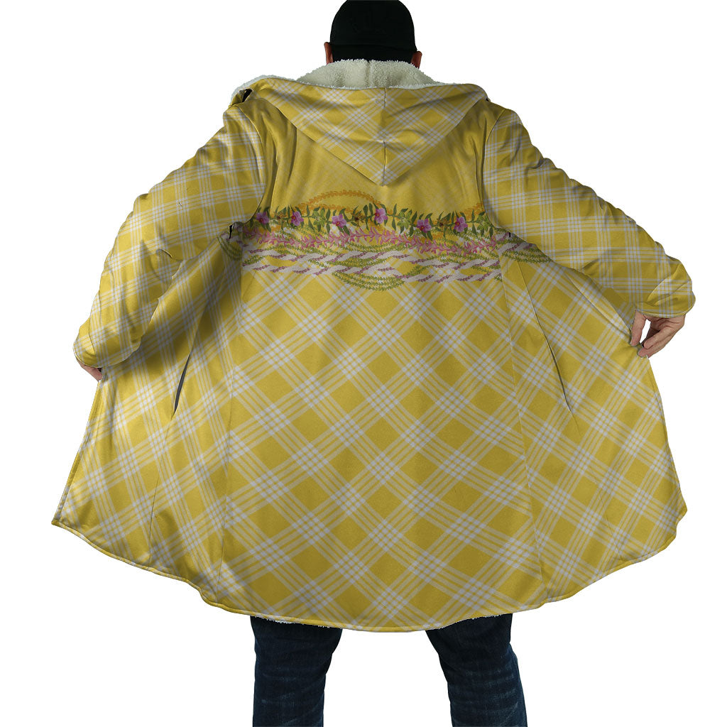 Hawaii Palaka Pikake Lokelani Plumeria Cloak Melemele Coquette Bow LT01 - Polynesian Pride