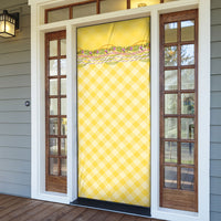 Hawaii Palaka Pikake Lokelani Plumeria Door Cover Melemele Coquette Bow LT01 - Polynesian Pride