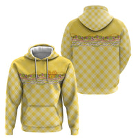 Hawaii Palaka Pikake Lokelani Plumeria Hoodie Melemele Coquette Bow LT01 - Polynesian Pride