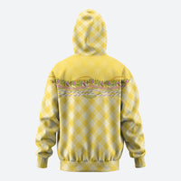 Hawaii Palaka Pikake Lokelani Plumeria Hoodie Melemele Coquette Bow LT01 - Polynesian Pride