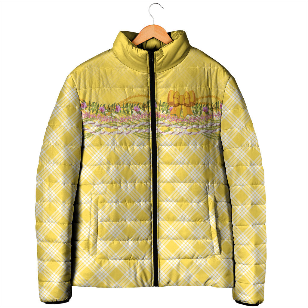 Hawaii Palaka Pikake Lokelani Plumeria Padded Jacket Melemele Coquette Bow LT01 - Polynesian Pride