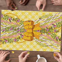 Hawaii Palaka Pikake Lokelani Plumeria Puzzle Melemele Coquette Bow LT01 - Polynesian Pride