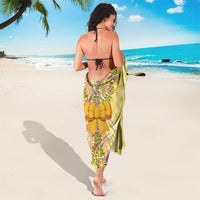 Hawaii Palaka Pikake Lokelani Plumeria Sarong Melemele Coquette Bow LT01 - Polynesian Pride