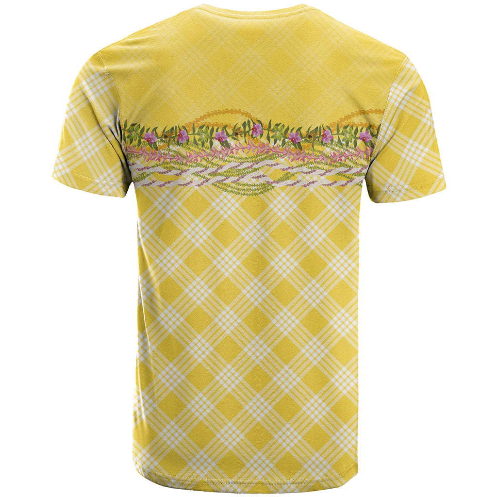 Hawaii Palaka Pikake Lokelani Plumeria T Shirt Melemele Coquette Bow LT01 - Polynesian Pride
