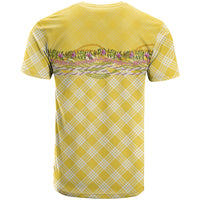 Hawaii Palaka Pikake Lokelani Plumeria T Shirt Melemele Coquette Bow LT01 - Polynesian Pride