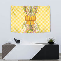 Hawaii Palaka Pikake Lokelani Plumeria Tapestry Melemele Coquette Bow LT01 - Polynesian Pride