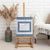 Samoa Siapo Blue Trimmed Canvas Wall Art Samoa White Sunday - Polynesian Pride