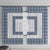 Samoa Siapo Blue Trimmed Window Curtain Samoa White Sunday - Polynesian Pride