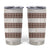 Samoa Siapo Brown Trimmed Tumbler Cup Samoa White Sunday - Polynesian Pride