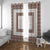 Samoa Siapo Brown Trimmed Window Curtain Samoa White Sunday - Polynesian Pride