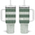 Samoa Siapo Green Trimmed Tumbler With Handle Samoa White Sunday - Polynesian Pride