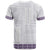 Samoa Siapo Purple Trimmed T Shirt Samoa White Sunday - Polynesian Pride
