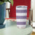 Samoa Siapo Purple Trimmed Tumbler Cup Samoa White Sunday - Polynesian Pride