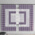 Samoa Siapo Purple Trimmed Window Curtain Samoa White Sunday - Polynesian Pride