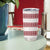 Samoa Siapo Red Trimmed Tumbler Cup Samoa White Sunday - Polynesian Pride
