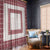 Samoa Siapo Red Trimmed Window Curtain Samoa White Sunday - Polynesian Pride
