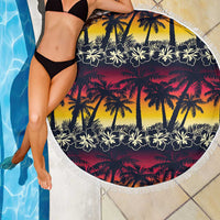 Hawaii Hibiscus Palm Tree Sunset Beach Blanket Tropical Style LT01 - Polynesian Pride