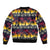 Hawaii Hibiscus Palm Tree Sunset Bomber Jacket Tropical Style - Polynesian Pride