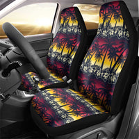Hawaii Hibiscus Palm Tree Sunset Car Seat Cover Tropical Style LT01 - Polynesian Pride