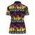Hawaii Hibiscus Palm Tree Sunset Women Polo Shirt Tropical Style - Polynesian Pride