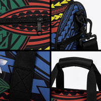 Personalised Vanuatu Tafea Province Duffle Bag Unique Tropical Tribal Pattern LT01 - Polynesian Pride