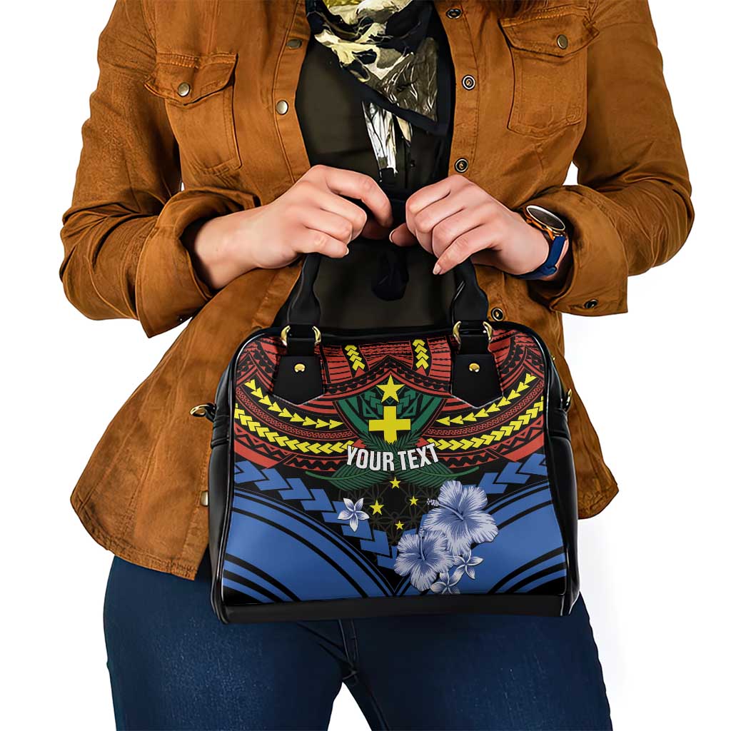 Personalised Vanuatu Tafea Province Shoulder Handbag Unique Tropical Tribal Pattern