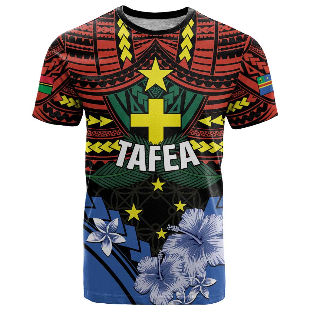 Personalised Vanuatu Tafea Province T Shirt Unique Tropical Tribal Pattern LT01 Colorful - Polynesian Pride