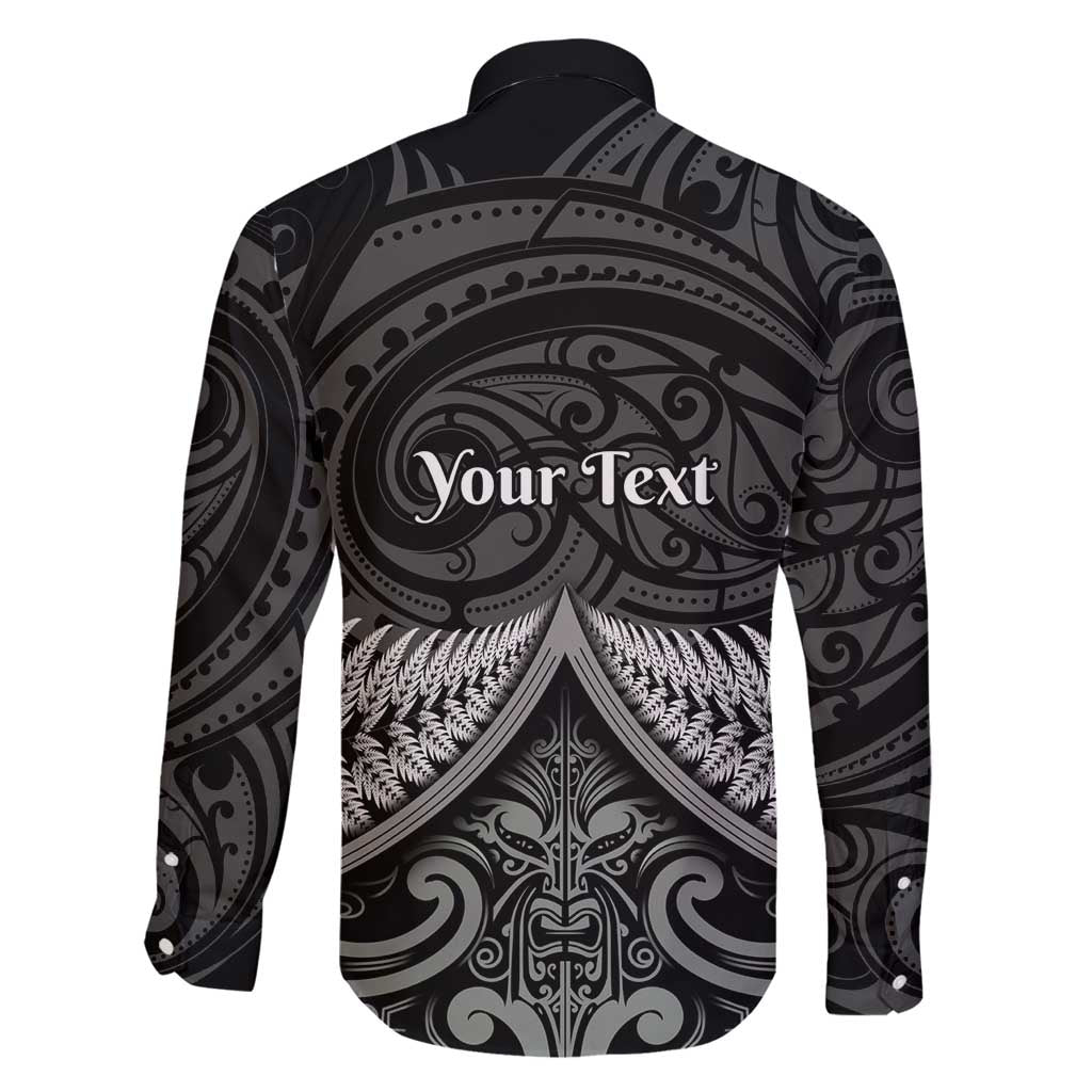 Personalised Toitu Te Tiriti Aotearoa Silver Fern Family Matching Mermaid Dress and Hawaiian Shirt New Zealand Maori Pattern LT01 - Polynesian Pride