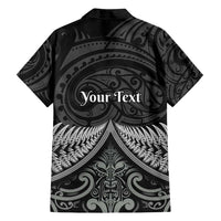 Personalised Toitu Te Tiriti Aotearoa Silver Fern Family Matching Puletasi and Hawaiian Shirt New Zealand Maori Pattern LT01 - Polynesian Pride