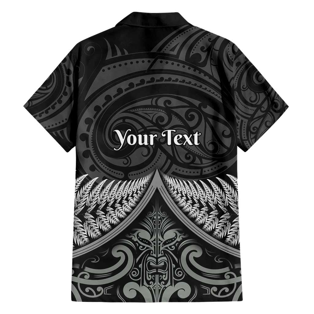 Personalised Toitu Te Tiriti Aotearoa Silver Fern Hawaiian Shirt New Zealand Maori Pattern LT01 - Polynesian Pride