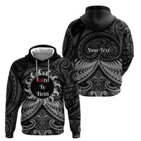 Personalised Toitu Te Tiriti Aotearoa Silver Fern Hoodie New Zealand Maori Pattern LT01 - Polynesian Pride