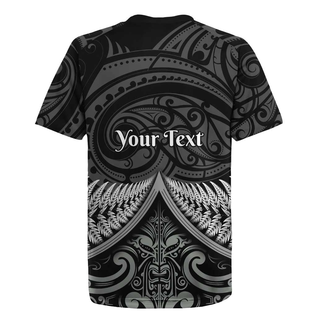 Personalised Toitu Te Tiriti Aotearoa Silver Fern Rugby Jersey New Zealand Maori Pattern LT01 - Polynesian Pride