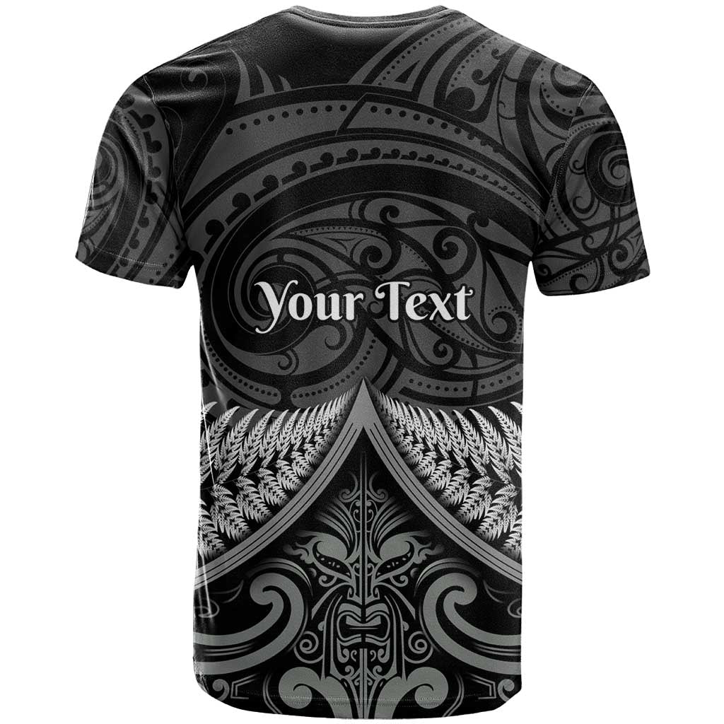 Personalised Toitu Te Tiriti Aotearoa Silver Fern T Shirt New Zealand Maori Pattern LT01 - Polynesian Pride