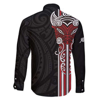 Toitu Te Reo Maori Toitu Te Whenua Toitu Te Tiriti Family Matching Off Shoulder Maxi Dress and Hawaiian Shirt Maori Warrior New Zealand LT01 - Polynesian Pride