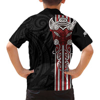Toitu Te Reo Maori Toitu Te Whenua Toitu Te Tiriti Family Matching Summer Maxi Dress and Hawaiian Shirt Maori Warrior New Zealand LT01 - Polynesian Pride